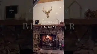 Christmas in Big Bear California #christmas #bigbearlake #mountains #snow #newyear