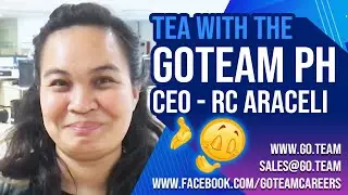 Tea with the GoTeam Philippines CEO, Fiona Kesby - RC Araceli
