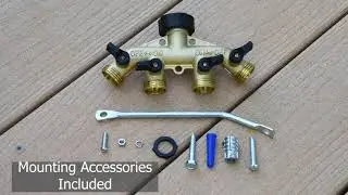 How-To Mount Your Yardsmith 4-Way Brass Manifold