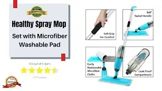 Best Spray Mop on Amazon India | Reusable Microfiber Floor Cleaning Spray Mop |