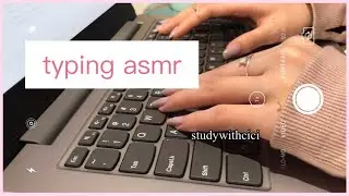 real time study with me // 40 minute w/ typing sound
