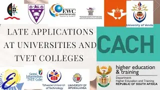 How to apply for late application at university for matriculants (Grade 12)