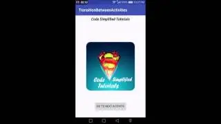 Transition Between Activites | Android Beginner Tutorials