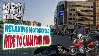 🌆🏍️ Relaxing Motorcycle Ride to Calm Your Mind | Relaxing drive 005