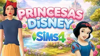 🍎 BLANCANIEVES en Los Sims 4 | Reto Princesas Disney | CAS