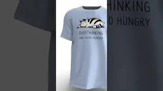 FANTUCCI Unisex Cat T-Shirt Collection | Overthinking T-shirt