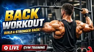 Ultimate Back & Biceps Workout 🔥 Muscle Building LIVE#Backbicepsworkout#Youtubelive#Motivation