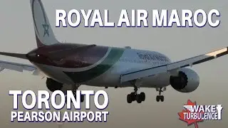 Royal Air Maroc 787 Dreamliner Arrives in Toronto from Casablanca | RWY 06R Landing