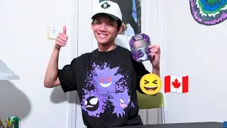 Opening some CANADIAN Pokemon Cards (thank you cousins and relatives)