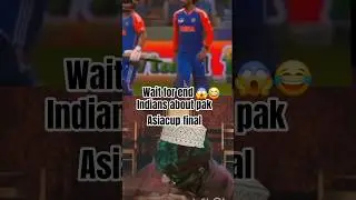 indians ne pakistan ko bhagaya 😂😱 wait for end #indvspak #cricket #asiacup2025 #entertainment