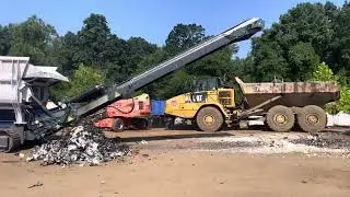Lindner 95DK Shredder, Shredding Engine Blocks