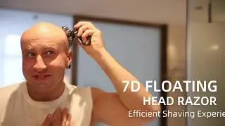 7-Head Electric Shaver 5-in-1 Waterproof Cordless Grooming Kit
