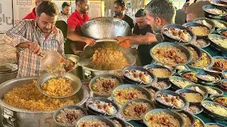 MASSIVE FREE FOOD IN RAMADAN - KARACHI BIGGEST FIXIT DASTARKHWAN SERVES 10,000 PEOPLE! - STREETFOOD
