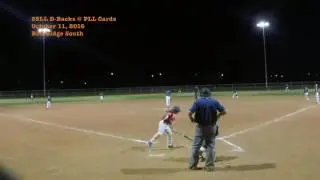 2016-10-11 SSLL D-Backs @ PLL Cards