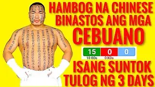 BASTOS NA CHINESE BOXER PINAGMUMURA ANG MGA CEBUANO❗KARMA ANG INABOT SA PINOY 1 SUNTOK LANG TULOG❗