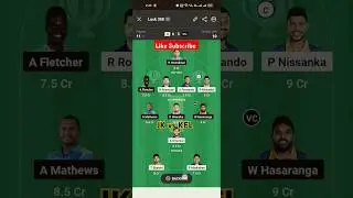 JK vs KFL Dream 11 Prediction|JK vs KFL Dream 11 Team|JK vs KFL Lanka Premier League T20 2024