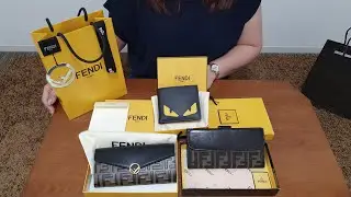 FENDI VINTAGE Monogram Wallet for Women - Unboxing