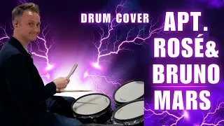 🥁 APT. - ROS&Eacute; & Bruno Mars (Drum Cover)