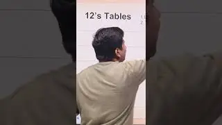 11 to 20 tables | Part 1 | Follow for more 🔢