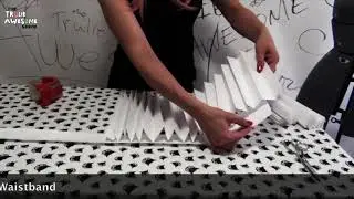 Quick and Easy Accordion-Fold Paper Skirt