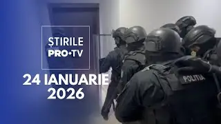 Știrile PRO TV - 24 Ianuarie 2026 | Intervenție în forță în Capitală