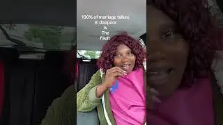 100% of marriage failure in diaspora is the fault of the men