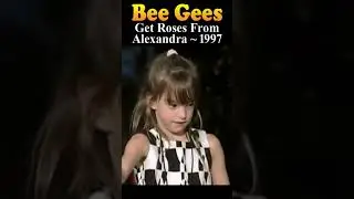 On Stage Bee Gees Get Roses from Barry&rsquo;s Daughter #shorts