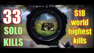 33 SOLO KILLS S18 WORLD RECORD | ERANGEL FULL GAMPLPAY | PUBG MOBILE | ZALAIKAM HAOKIP