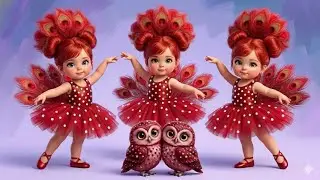 Cute Chibi Ballerinas Dance Performance! 💃🦉 | Kids Cartoon Fun