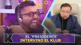Siguiendo los pasos de Gustavo Petro, el ‘Presidente’ de La Kalle interrumpirá más programas de tv