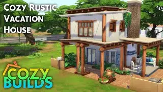 Cozy Rustic Vacation House 🌳🏠😌 Base Game + Jungle Adventure &bull; The Sims 4 Stop Motion Build