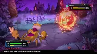 Прохождение игры Nexomon Extention. Часть 6. Космическое лунное шествие и развитие моей команды.