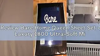 Review Bare Home Queen Sheet Set - Luxury 1800 Ultra-Soft Microfiber Bed Sheets - Double Brushed - D