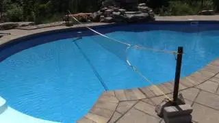 DIY Swimming Pool Volleyball Net