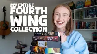 I'm exposing my entire Fourth Wing book collection