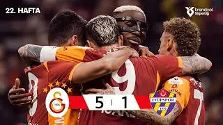 Galatasaray (5-1) Ey&uuml;pspor - Highlights/&Ouml;zet | Trendyol S&uuml;per Lig - 2025/26
