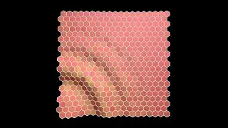 Graphene deforms like a blanket - molecular art with script