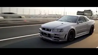 【R34 GT-R】Tokyo Ride / 走ってるGT-Rはカッコいい！ [ 4K ]