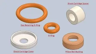 Miscellaneous Components of 'Suspension' Series-2 (SolidWorks)