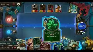 Tested the noxian army bot in United front mode (legends of runeterra)gone wrong
