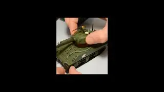 Слепил Танк Шерман М-4 из пластилина.