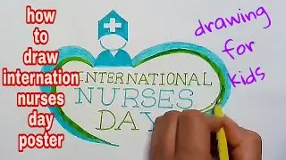 international nurses day drawing for kids