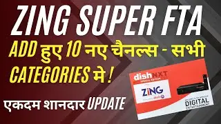 Zing Super FTA|10 New Channel Added On Zing Super FTA STB !
