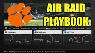 Clemson Air Raid Playbook Guide | College Football 25