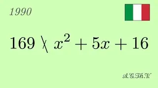 Italian Mathematical Olympiad, 1990, problem 5