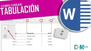 Cómo crear y modificar TABULACIONES en Word - [Cap 4] 📏📌