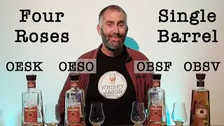 Four Roses Single Barrel Bourbon Whiskey Recipes Vergleich von OESK, OESO, OBSF & OBSV
