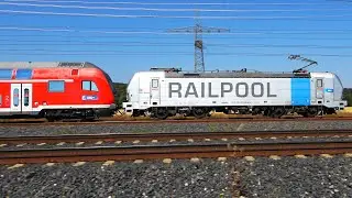 &Uuml;berholbahnhof Unterleiterbach: FTX RE19🔁Coburg, ICE, EuroDual raildox, Talent2,IC2, DB Cargo,agilis