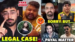 PAYAL Fake Video Matter - Goldy Bhai, Joker, Regaltos Reply! LEGAL Action Confirmed, MAZY on Jonny