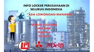 Lowongan Kerja SMA/DIPLOMA/SARJANA Terbaru 2021, Ada bagian SPV dan Manager